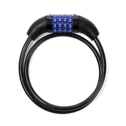 Замок навесной велосипедный LOCKLAND, кодовый, 8×800 мм