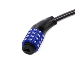 Замок навесной велосипедный LOCKLAND, кодовый, 10×800 мм