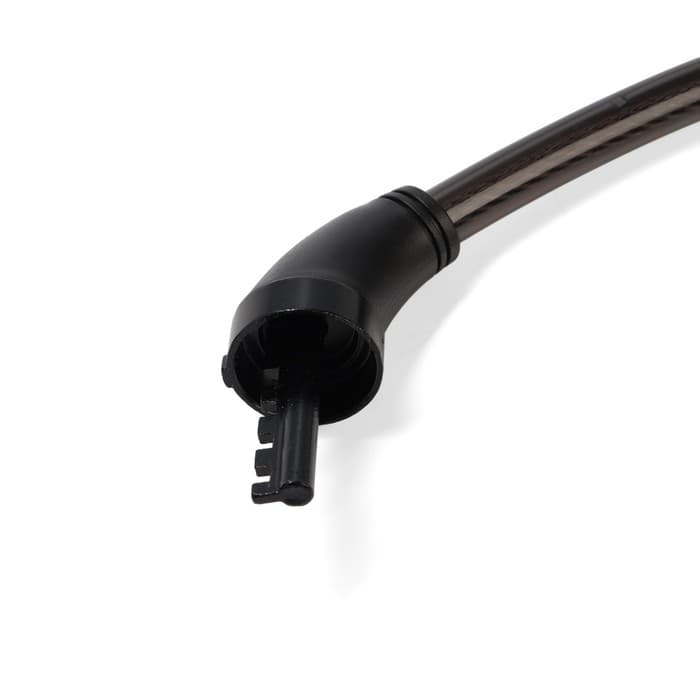 Замок навесной велосипедный LOCKLAND, кодовый, 12×800 мм