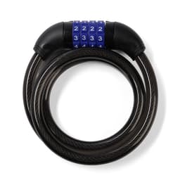 Замок навесной велосипедный LOCKLAND, кодовый, 12×1000 мм