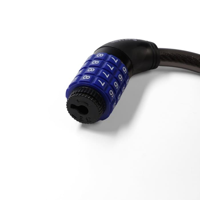 Замок навесной велосипедный LOCKLAND, кодовый, 12×1000 мм