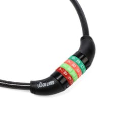 Замок навесной велосипедный LOCKLAND, кодовый, 10×650 мм