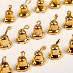 Колокольчик для рукоделия, набор 40 шт., размер 1 шт. — 0.6 см, золотой