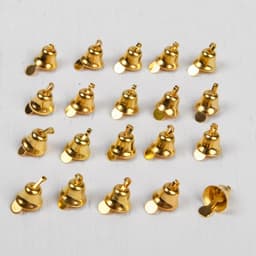 Колокольчик для рукоделия, набор 20 шт., размер 1 шт. — 0.8 см, золотой