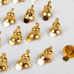 Колокольчик для рукоделия, набор 20 шт., размер 1 шт. — 0.8 см, золотой