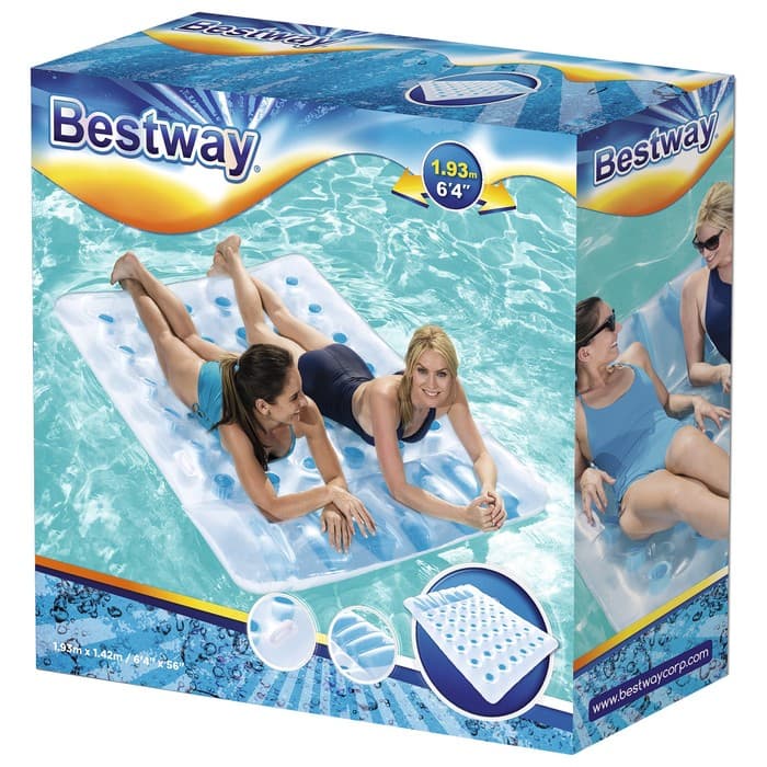 Матрас для плавания, 193×142 см, для двоих, 43055 Bestway
