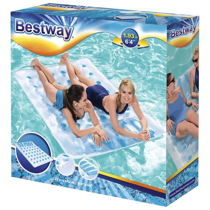 Матрас для плавания, 193×142 см, для двоих, 43055 Bestway