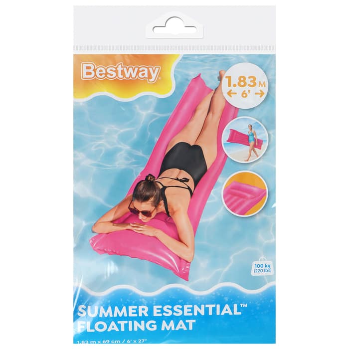 Матрас для плавания Bestway, надувной, 183×69 см, МИКС, 44007