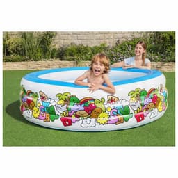 Бассейн надувной «Персонаж», 196×53 см, от 6 лет, 51122 Bestway
