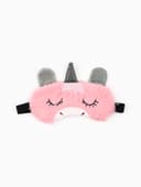 Маска для сна «Единорог», розовая