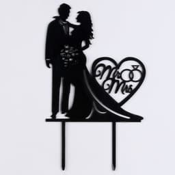 Топпер для торта «Влюблённая пара»