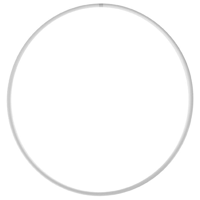 Обруч для художественной гимнастики Grace Dance, профессиональный, d=65 см, цвет белый