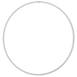 Обруч для художественной гимнастики Grace Dance, профессиональный, d=75 см, цвет белый