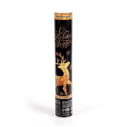 Хлопушка пневматическая «С Новым Годом», олень, фольга-серпантин, 30 см