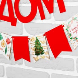 Гирлянда бумажная на ленте «С Новым Годом», 200 см