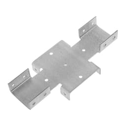 Крепеж для забора ТУНДРА krep,«х-кронштейн» 60×40 мм