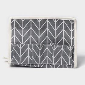 Органайзер для мелочей Доляна «Зиг-заг», 6 карманов, 25×13×18 см, серый