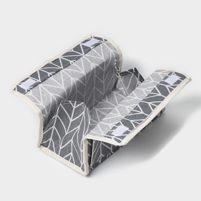 Органайзер для мелочей Доляна «Зиг-заг», 6 карманов, 25×13×18 см, серый