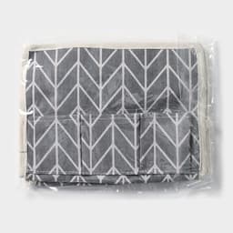 Органайзер для мелочей Доляна «Зиг-заг», 6 карманов, 25×13×18 см, серый