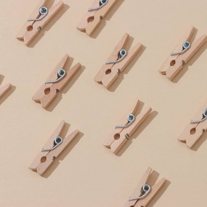 Прищепки Доляна, деревянные, 2.5×0.7 см, 24 шт.