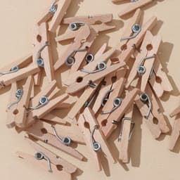 Прищепки Доляна, деревянные, 2.5×0.7 см, 24 шт.