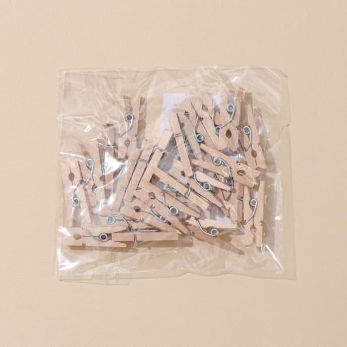 Прищепки Доляна, деревянные, 2.5×0.7 см, 24 шт.