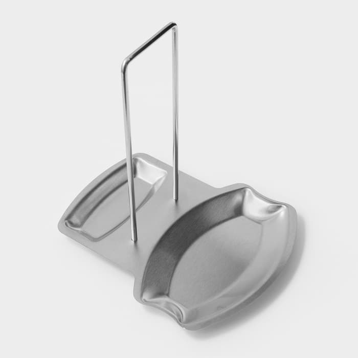 Подставка для крышки и ложки, 19.5×16 см, нержавеющая сталь