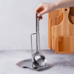 Подставка для крышки и ложки, 19.5×16 см, нержавеющая сталь