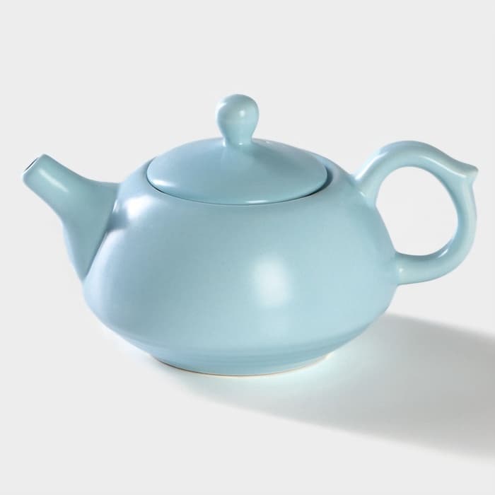 Набор для чайной церемонии «Утро», 5 предметов: 4 пиалы 50 мл, чайник 200 мл, керамика, разноцветный