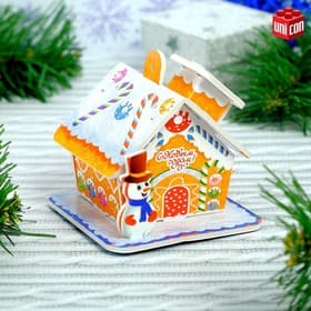 Конструктор 3D подвеска UNICON «Пряничный домик»