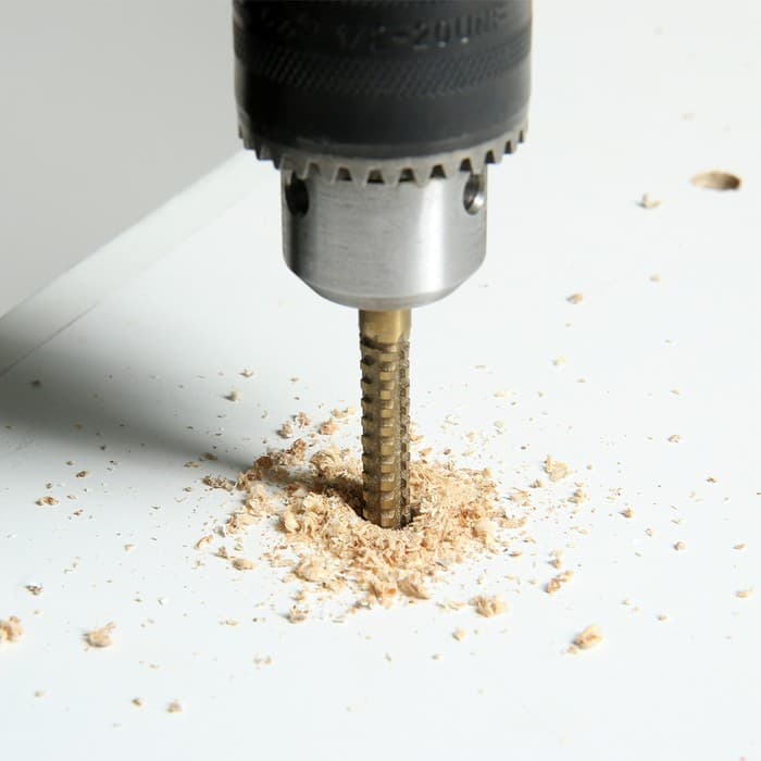 Сверло фрезерное универсальное ТУНДРА, HSS, TiN, цилиндрический хвостовик, 4×70 мм