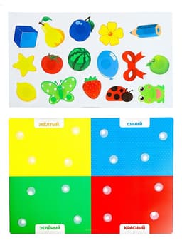 Игрушка развивающая «Веселые липучки. Учим цвета» МИНИ