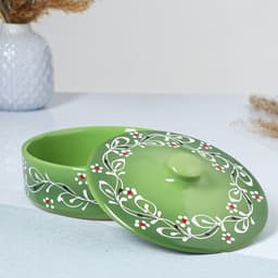 Набор для холодца Псковский гончар «Ритм», 3 ёмкости, 750 мл, керамика, зелёный