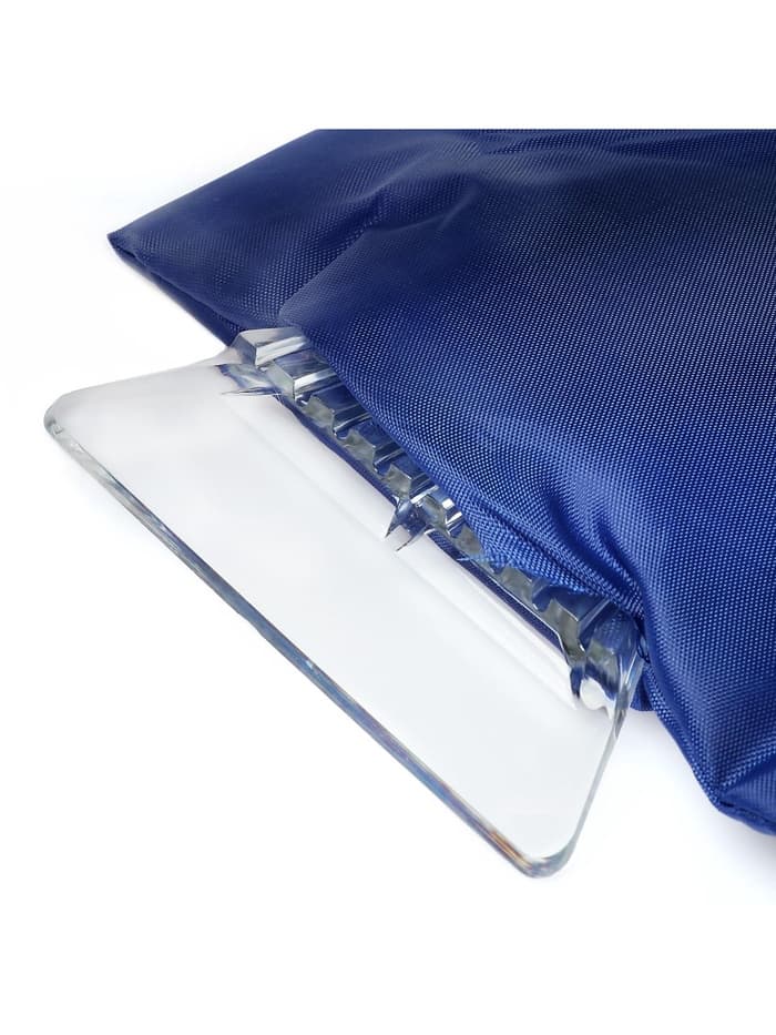 Скребок-варежка TORSO, ширина скребка 11 см, синий