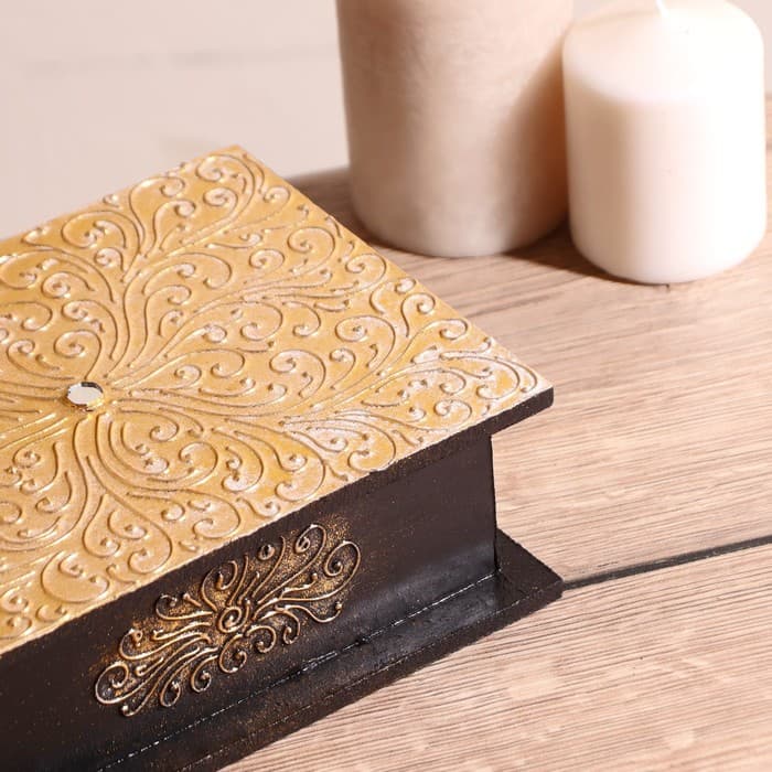 Шкатулка «Узор», 19×15×7 см, МДФ