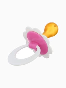 Соска - пустышка латексная классическая «Ромашка», от 0 мес., цвет МИКС