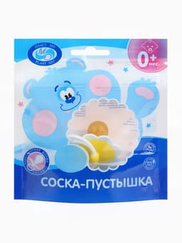 Соска - пустышка латексная классическая «Ромашка», от 0 мес., цвет МИКС