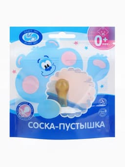 Соска - пустышка классическая, латекс, +0 мес., «Ромашка», цвет МИКС