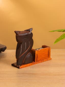 Вечный календарь настольный «Сова», 15×6×12 ± 1.5 см, дерево