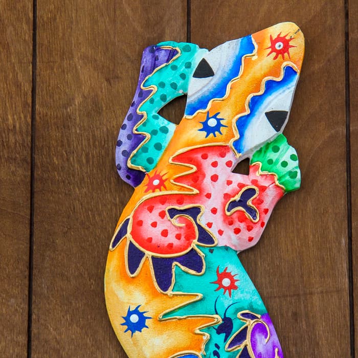 Панно настенное «Геккон океан», 11×1.1×50 см