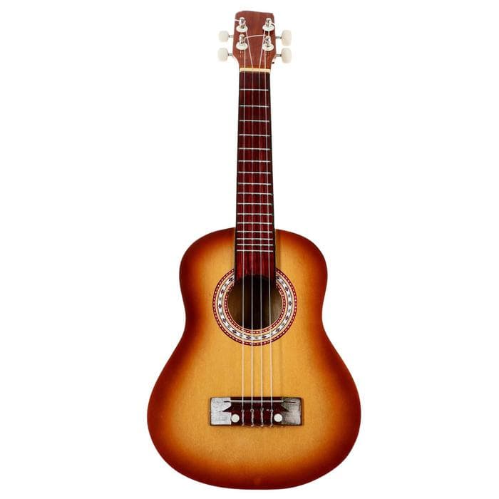 Сувенирный музыкальный инструмент Гитара - укулеле «Закат», 55×20×6 см