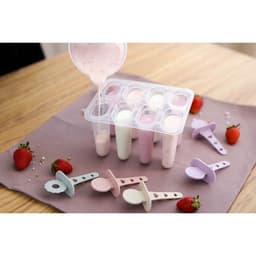 Форма для мороженого Доляна «Леденец», 15×12×12 см, 8 ячеек, пластик, прозрачная