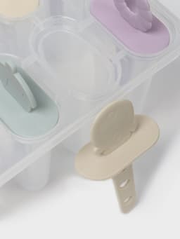 Форма для мороженого Доляна «Леденец», 15×12×12 см, 8 ячеек, пластик, прозрачная