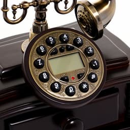 Ретро-телефон «Письменный стол», шкатулка, 16×25×26 см