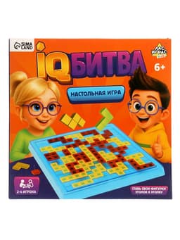Настольная игра для детей на логику Лас Играс KIDS «IQ super Баттл», 2-4 игрока, 6+