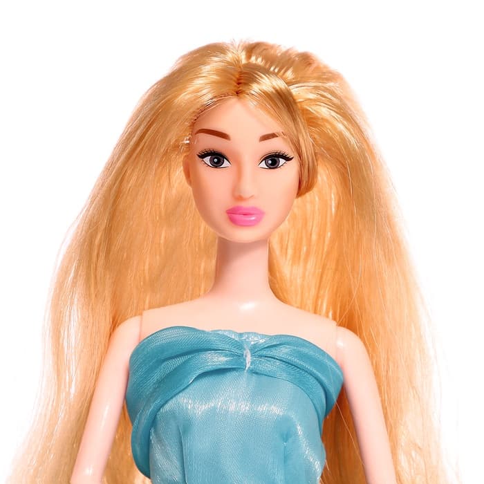 Музыкальная кукла Happy Valley «Мери» в голубом платье, звуковые эффекты, на пульте управления, МИКС