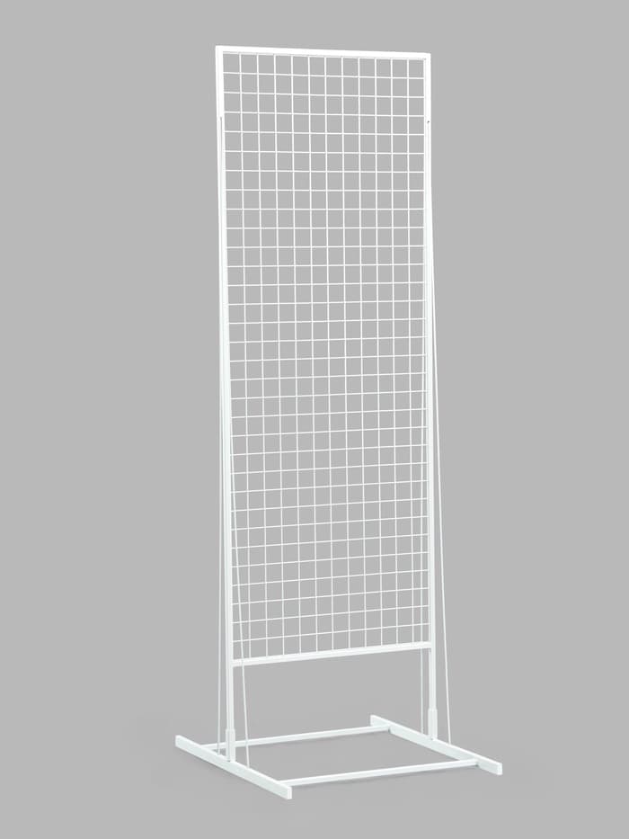 Стенд, двухсторонний, 71×63×186 см, белый