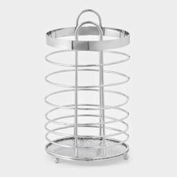 Сушилка для столовых приборов Доляна, 11×11×18.5 см, хромированная