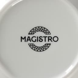 Сахарница с ложкой Magistro «Морской бриз», 250 мл, фарфор, белая