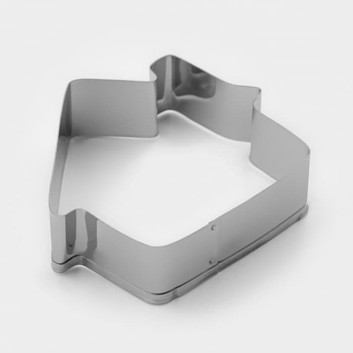 Набор форм для вырезания печенья Доляна «Снежинка. Домик. Колокольчик. Клевер», 4 шт.